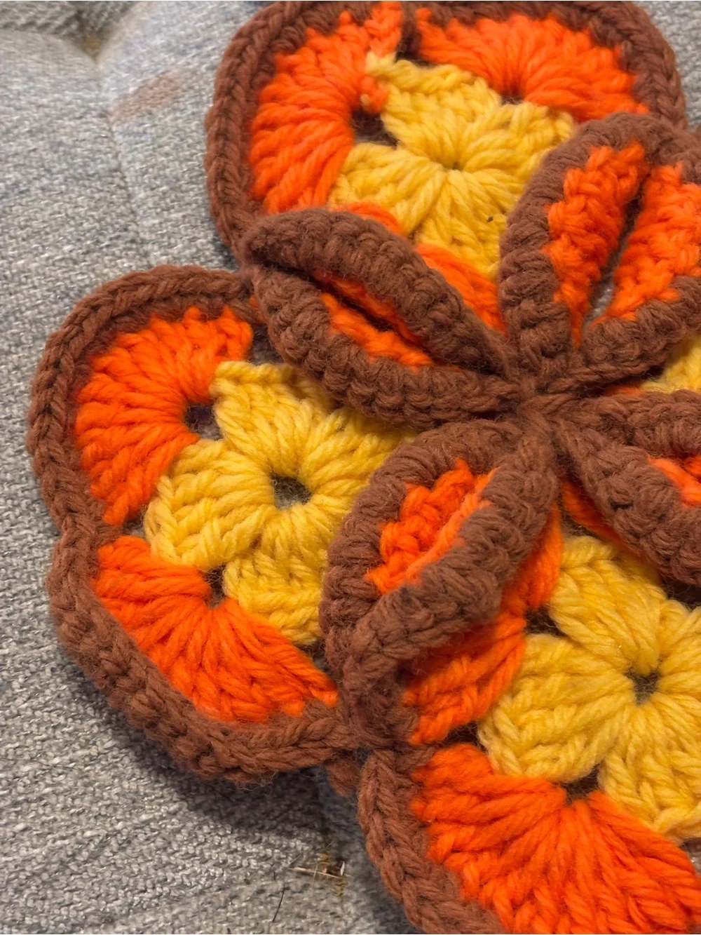 Vintage Crochet Handmade Hot Pads Estate Find